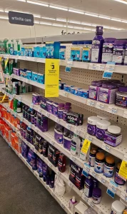 Shelves at CVS